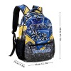 Blue Black Gold All Over Print Children S Backpack