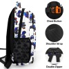 Blue Trucks Tractors All Over Print Children S Backpack