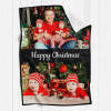 B-306-2 Happy Christmas Blanket