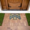 William Morris Strawberry Thief Floral Pattern Doormat Drainage pad