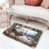 Winter Wolf Plaid Doormat
