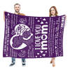 QH-BA002 Mom Purple Blanket