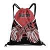 Cheer Deep Red Cheerleaders Drawstring Backpack