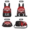 Cheer Red Cheerleader Drawstring Backpack