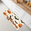 Pumpkin Bat Spider Halloween Kitchen Mat 48"x17"