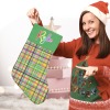 Colorful Plaid Christmas Stocking