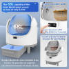 Smart cat litter box intelligent litter box