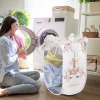 Pink Gold Glitter Unicorn Laundry Basket