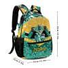 Light Green Gold Cheer Cheerleader All Over Print Children S Backpack