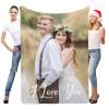 B-340-1 Couple I Love You Blanket