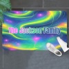 Green Pink Blue Galaxy Doormat