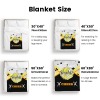 Cheerleaders Cheer Black Flannel Blanket