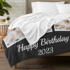 B-H091-4 Happy Birthday 2023 Blanket