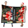 B-306-2 Happy Christmas Blanket