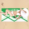 Green Cheer Pom Cheerleaders Beach Towel