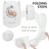 Sleepy Teddy Bear Moon Stars Laundry Basket