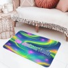 Green Pink Blue Galaxy Doormat