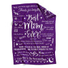 B-BA001 ifungift Mom Purple Blanket