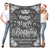 B-BA005 Birthday Grey Blanket
