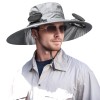 Gray Solar Powered Fan Hat
