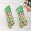 Colorful Plaid Christmas Stocking