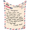 B-289-Text mail Daughter Blanket