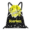 Cheerleaders Cheer Yellow Drawstring Backpack