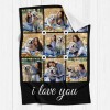 QH-220-9 i love you Pet Blanket