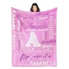 L-004-Text Pink Blanket