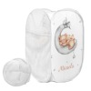 Sleepy Teddy Bear Moon Stars Laundry Basket