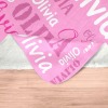 L-312 Text Pink Blanket