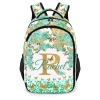Turquoise Flowers Butterfly All Over Print Children S Backpack