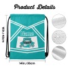 Turquoise Cheer Cheerleaders Drawstring Backpack