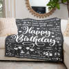 B-BA008 Birthday Grey Blanket