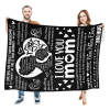 QH-BA002 Mom Black Blanket