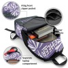 Cheerleading Purple Glitter AllOver Print Unisex Casual Backpack