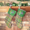 Colorful Plaid Christmas Stocking