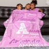 L-004-Text Pink Blanket