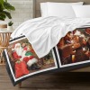 QH-235-5 Merry Christmas Black Blanket