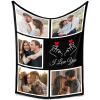 B-426-5 Couple-I Love You Blanket