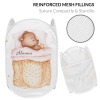 Sweet Sleeping Teddy Bear Laundry Basket