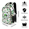 Green Tractor Truck All Over Print Children S Backpack