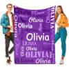 B-312 Name Purple Blanket