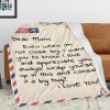 B-289-Text mail Mom Blanket