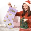 Yellow Butterflies Christmas Stocking
