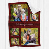 QH-182-6A Family We love you mom Blanket