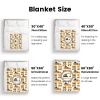 Yellow Orange Construction Truck Flannel Blanket