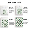 Green Tractor Truck Flannel Blanket