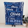 B-312 Name Blue Blanket
