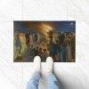 Peder Severin Kroyer - Midsummer's Eve Bonfire Doormat Drainage pad
